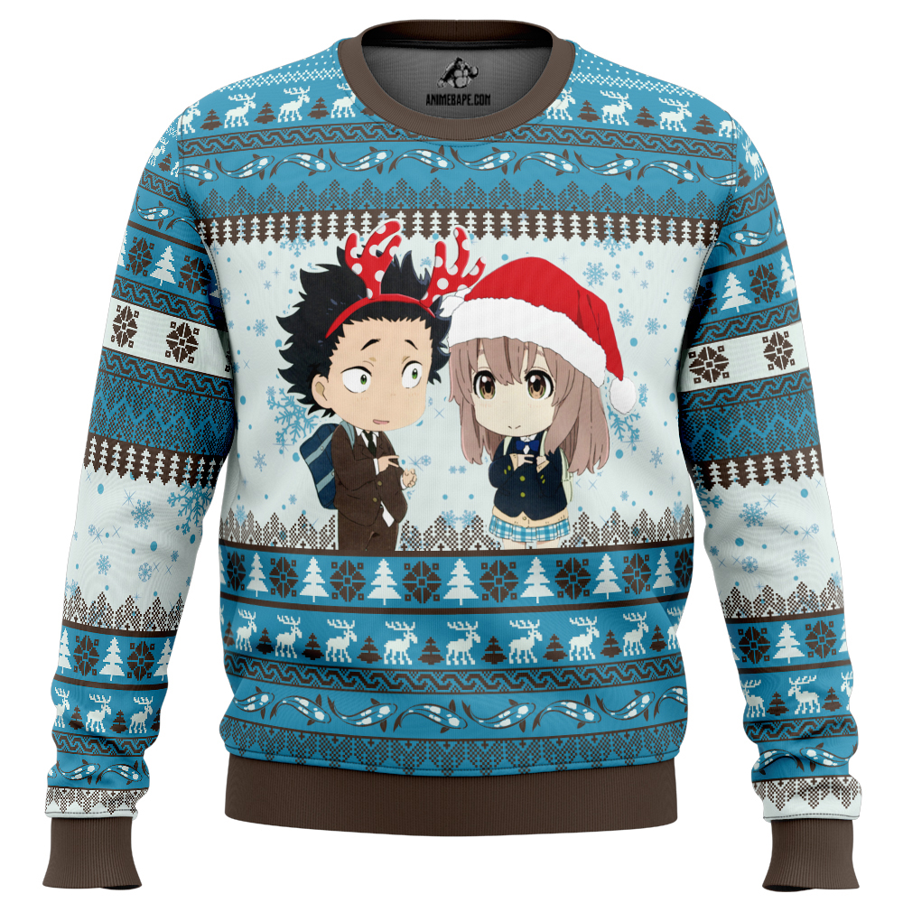 Sweater Christmas Couple A Silent Voice Ugly Christmas