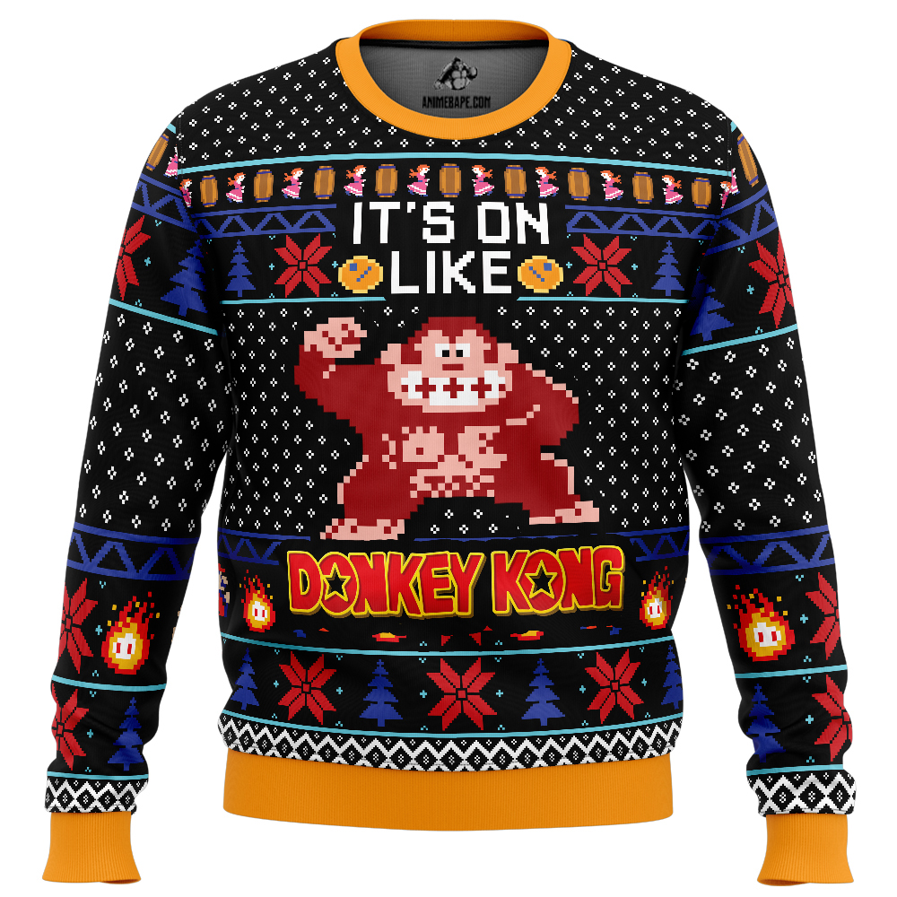 Sweater Christmas Kong Donkey Kong Ugly Christmas