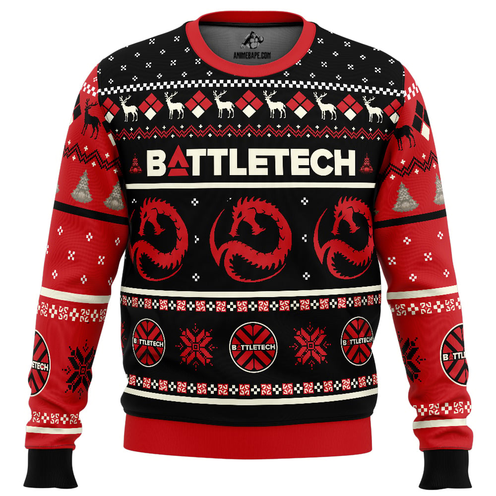 Sweater Draconis Battletech Ugly Christmas