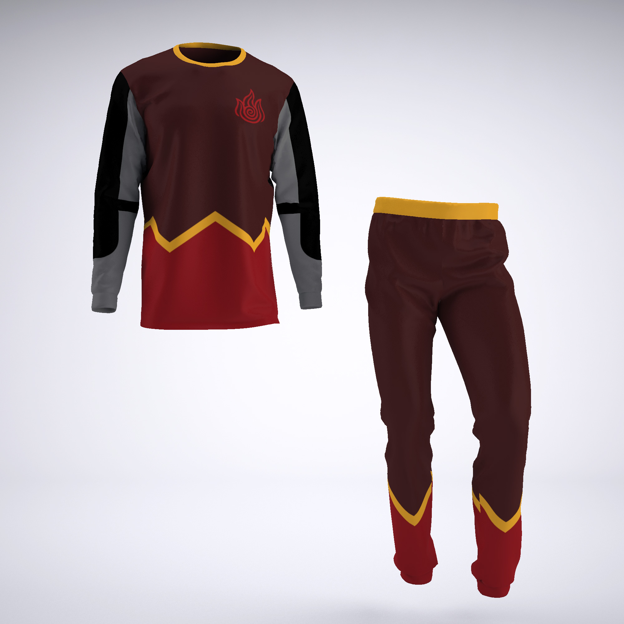 Firebenders Avatar Pajamas