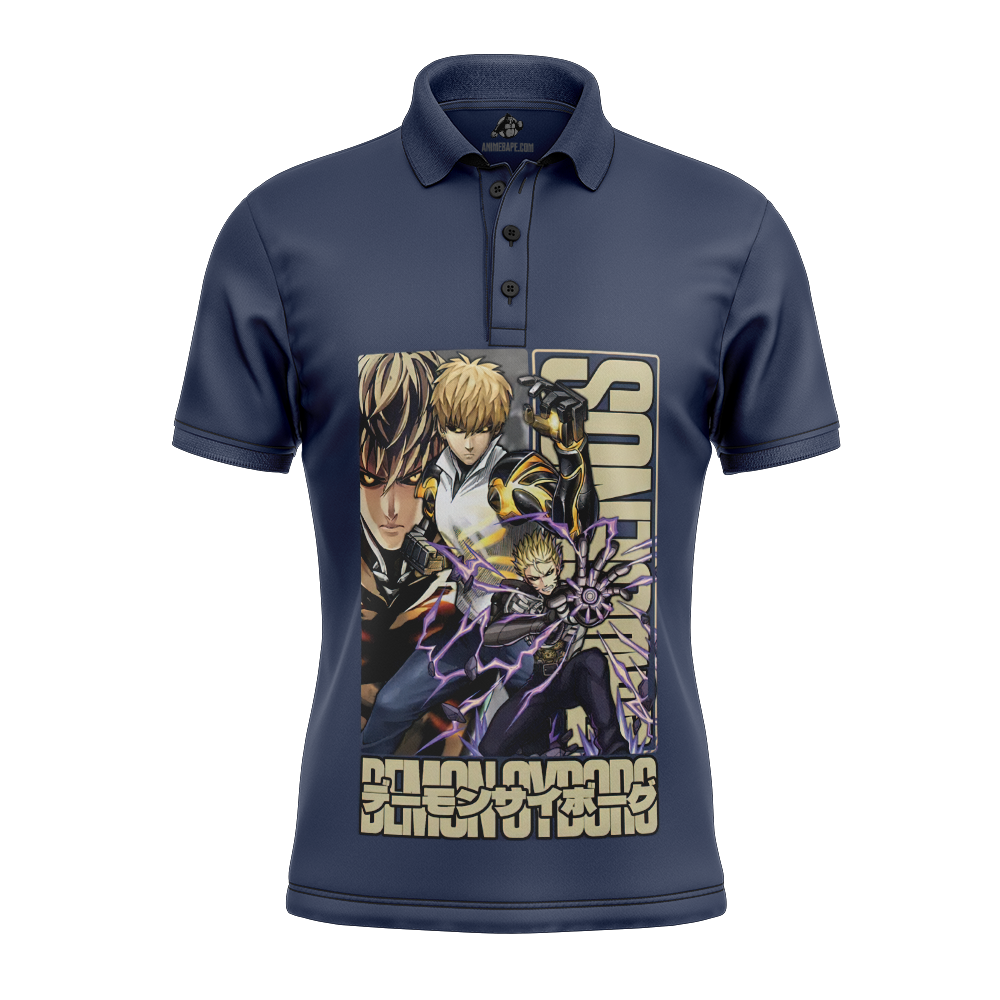 Genos One Punch Man Polo