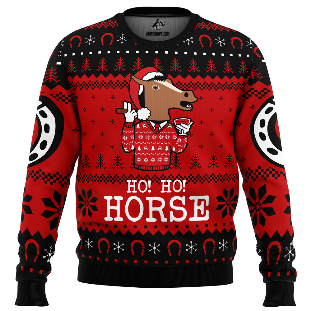 Sweater Ho! Ho! Horse Bojack Horseman Ugly Christmas