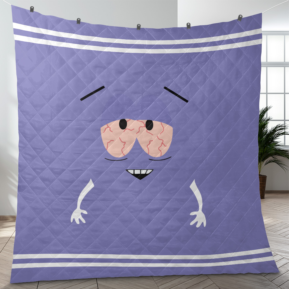 Towelie Face South Park Quilt Blanket