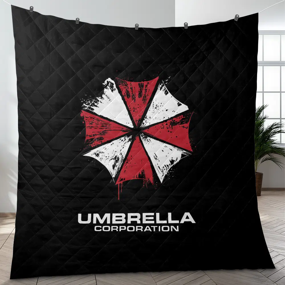 Umbrella Corp Quilt Blanket