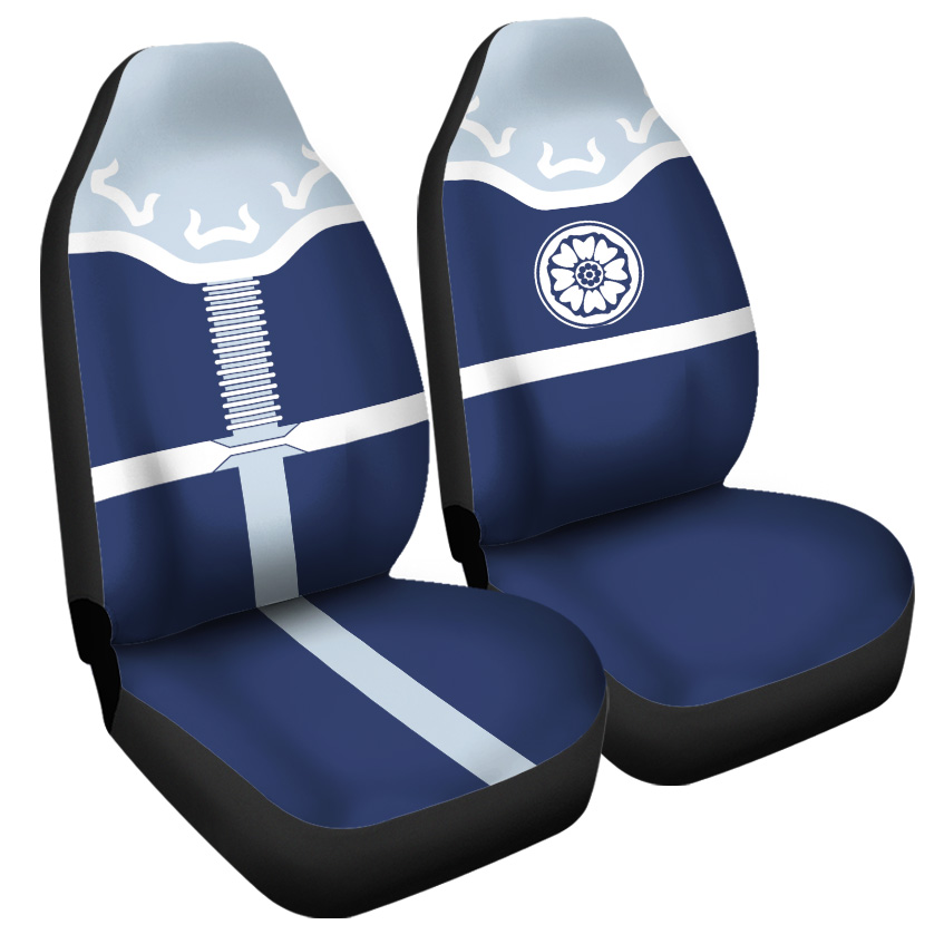 White Lotus Avatar Car Seat Covers