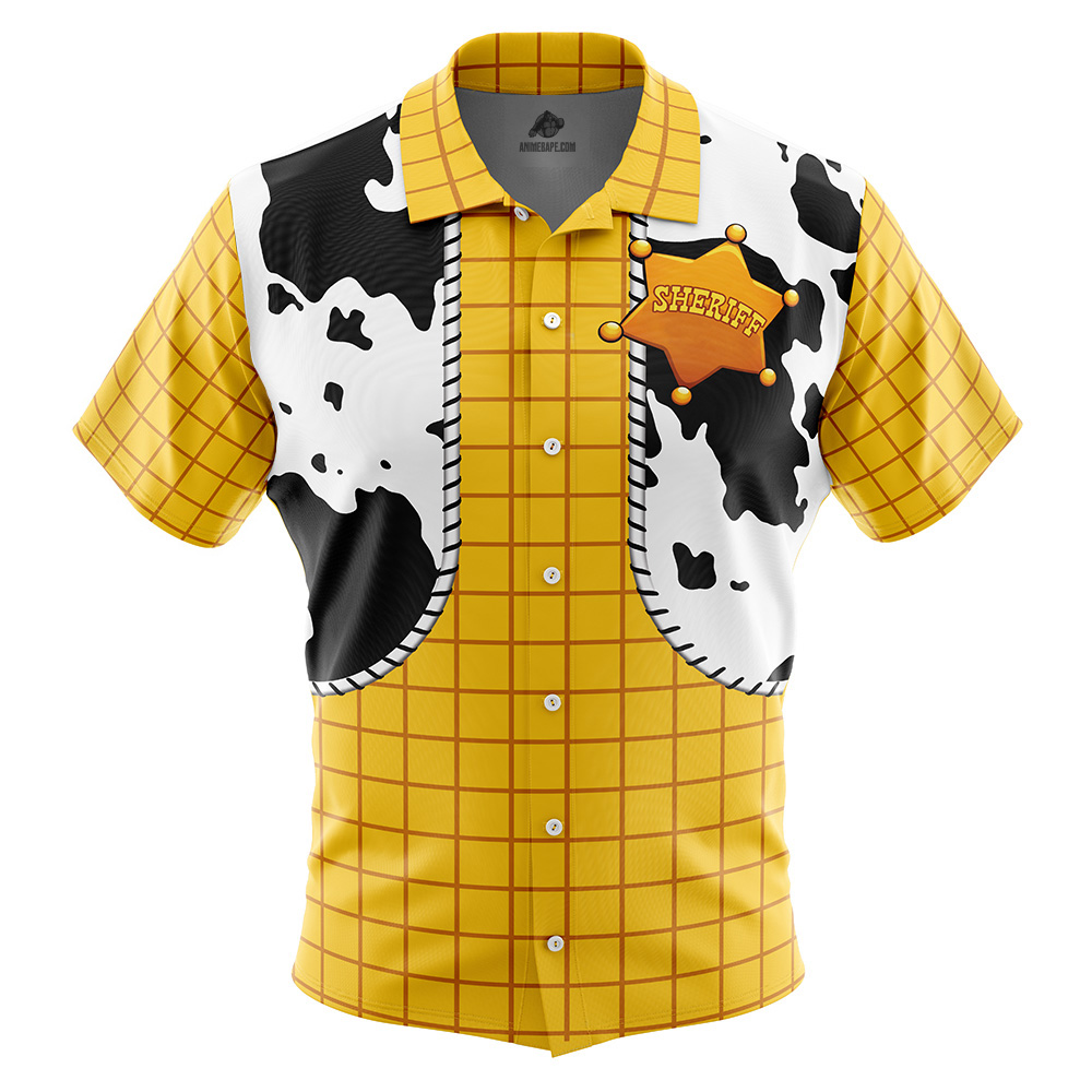 Woody Toy Story Button Up Hawaiian Shirt