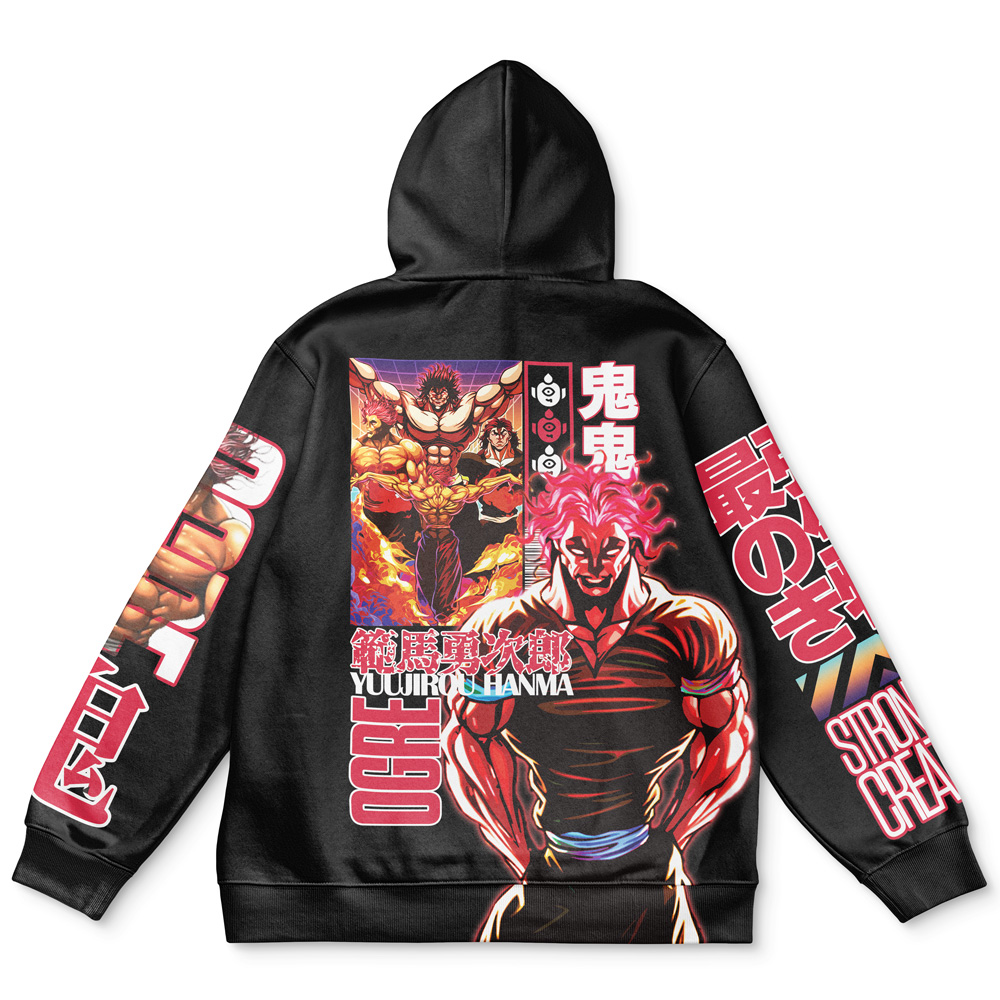 Yuujirou Hanma Baki Streetwear Hoodie AnimeBape Yuujirou Hanma Baki Streetwear Hoodie AnimeBape