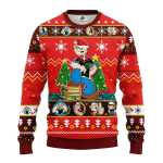Popeyes Red Ugly Christmas Sweater - Great Thanksgiving Gift Idea