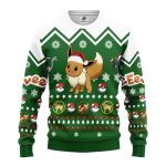 Eevee Pokemon Ugly Christmas Sweater Great Gift for Thanksgiving