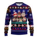 Bts Army Chibi Cute Ugly Christmas Sweater - Perfect Thanksgiving Gift