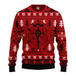 Fullmetal Alchemist Anime Ugly Christmas Sweater Holiday Gift