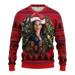 Black Widow Christmas Sweater for Thanksgiving Ugly Sweater Gift