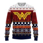 Wonder Woman 3D Sweater for Christmas and Thanksgiving Gift Idea