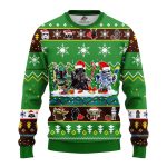 Star Wars Christmas Sweater Green - Cute Ugly Sweater Gift Idea