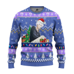 Custom Satoru Gojo Jujutsu Kaisen Xmas Gift Ugly Christmas Sweater
