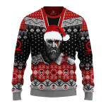 Kratos Anime Ugly Christmas Sweater for Holiday Gift