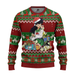 Inuyasha Anime Ugly Christmas Sweater Holiday Gift Kagome Design