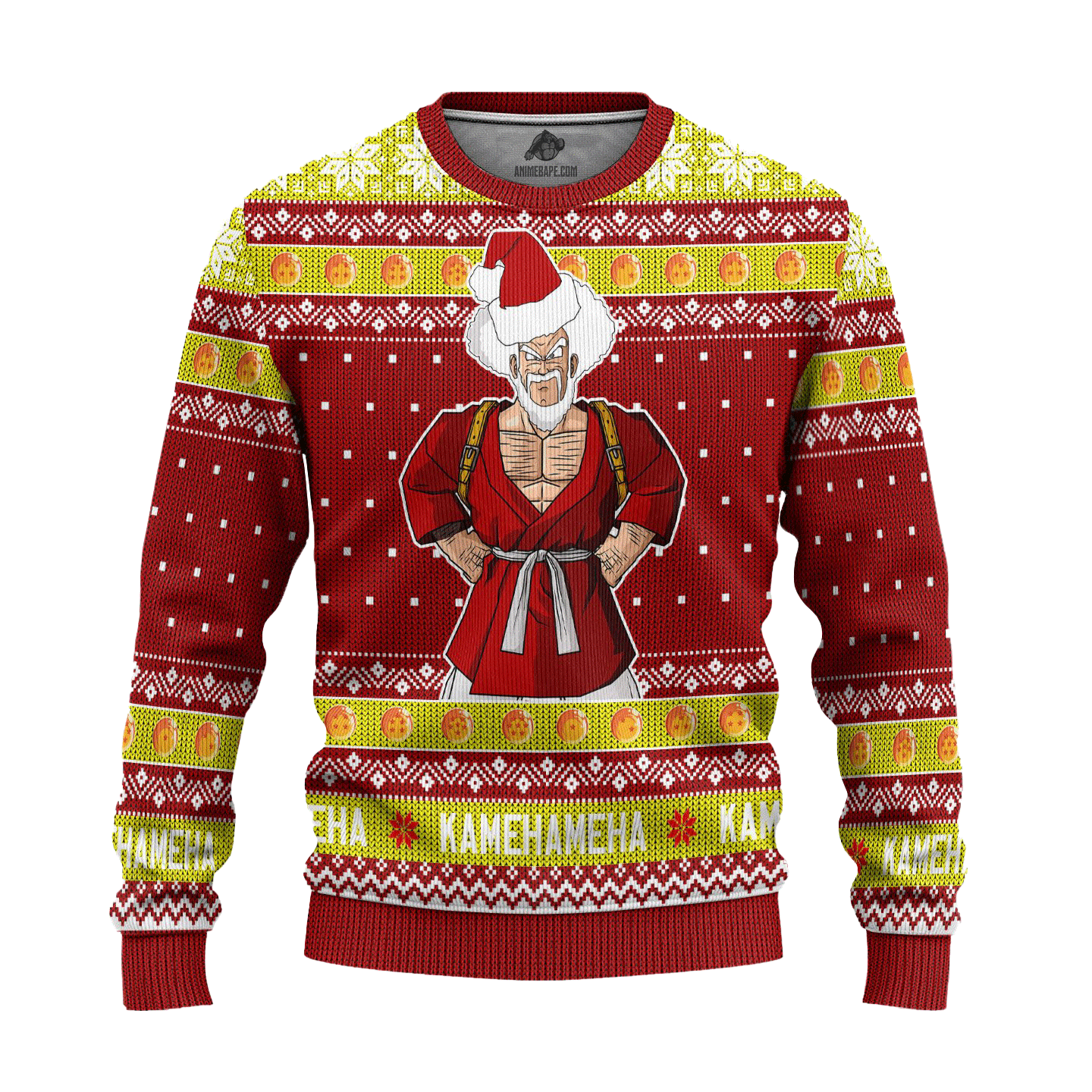 20251209-150342 Mr Satan Dragon Ball Ugly Christmas Sweater for Xmas Gift - Image 1