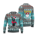 Umbreon Pokemon Ugly Christmas Sweater Holiday Gift for Fans - Image 3