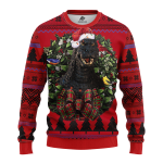 Godzilla King Kong Kaiju Art Ugly Christmas Sweater Thanksgiving Gift