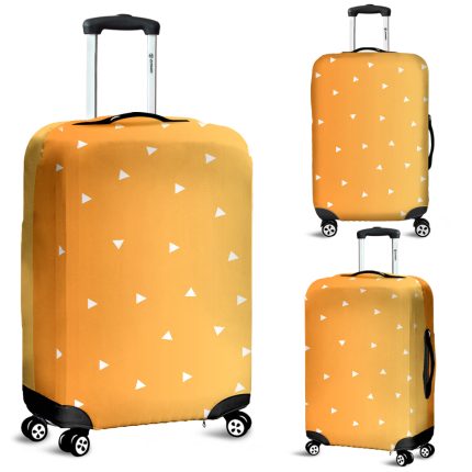 Agatsuma Zenitsu Classic Thunder Pillar Pattern Demon Slayer Kimetsu No Yaiba Luggage Covers 2
