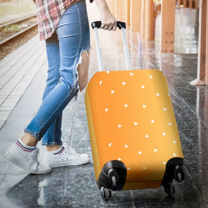 Agatsuma Zenitsu Classic Thunder Pillar Pattern Demon Slayer Kimetsu No Yaiba Luggage Covers 3