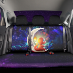Cute Charmander Pokemon Love You To The Moon Galaxy Car Back Seat Covers Decor Protectors 2
