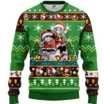 Dragon Ball Christmas Sweater Green - Fun Anime Holiday Gift