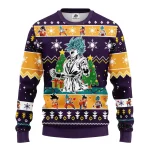 Goku Blue Dragon Ball Xmas Sweater for Men, Women, and Kids Gift