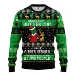 Grinch Ugly Christmas Sweater for Amazing Thanksgiving Gift Idea