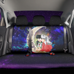 Inuyasha Love You To The Moon Galaxy Premium Custom Car Back Seat Covers Decor Protectors 2