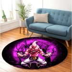 Kid Buu Dragon Ball Moonlight Round Carpet Rug Bedroom Livingroom Home Decor 2