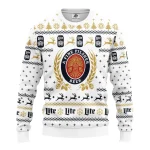 Miller Lite V5 Ugly Christmas Sweater - Perfect Thanksgiving Gift