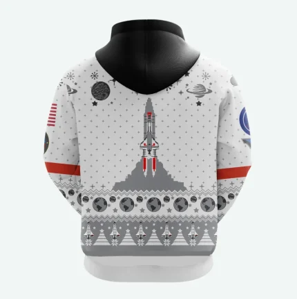 NASA USA Christmas Hoodie - Perfect Holiday Gift Idea