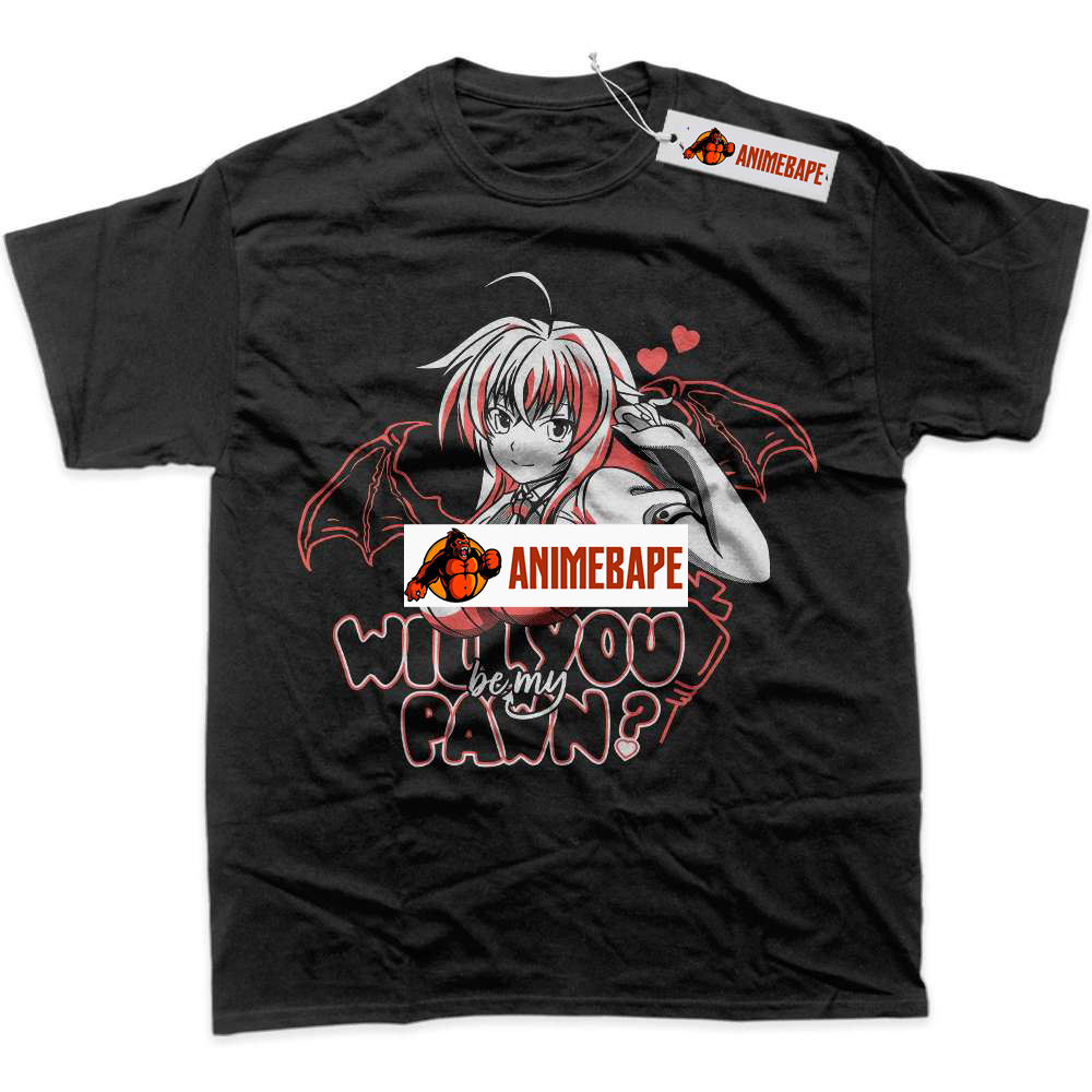 Rias Gremory Anime Shirt, High School DxD Graphic T-Shirt