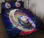 Toothless And Light Fury How To Train Your Dragon Love You To The Moon Galaxy Quilt Bed Sets 2
