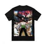 Anime Zoro Santoryu Swordmaster Graphic Tee T-Shirt