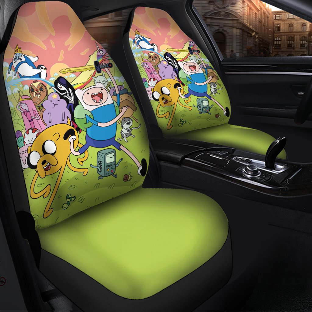 Custom Adventure Time Car Seat Covers - Premium Decor Protectors 6