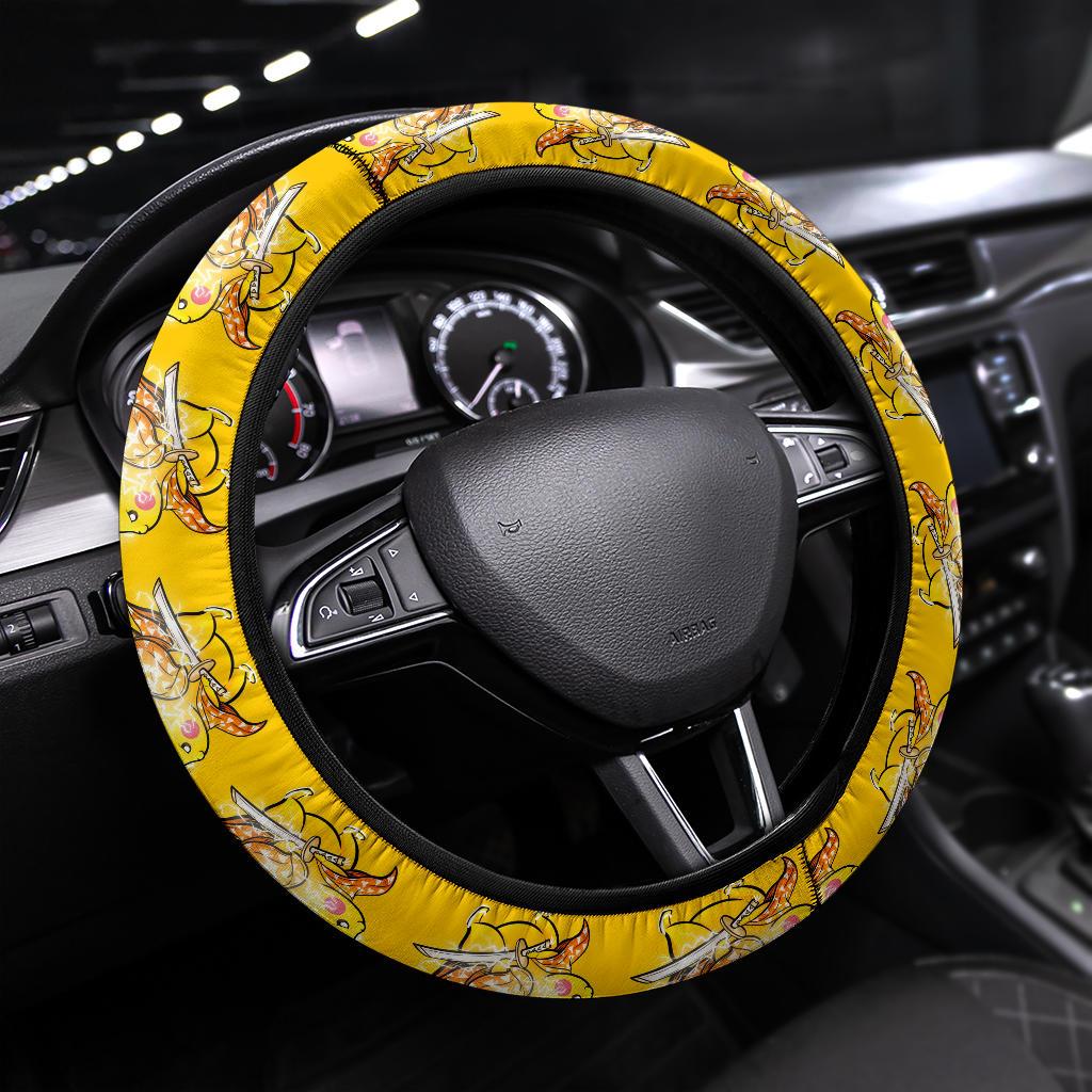 Zenitsu Pikachu Agatsuma Pokemon Car Steering Wheel Cover