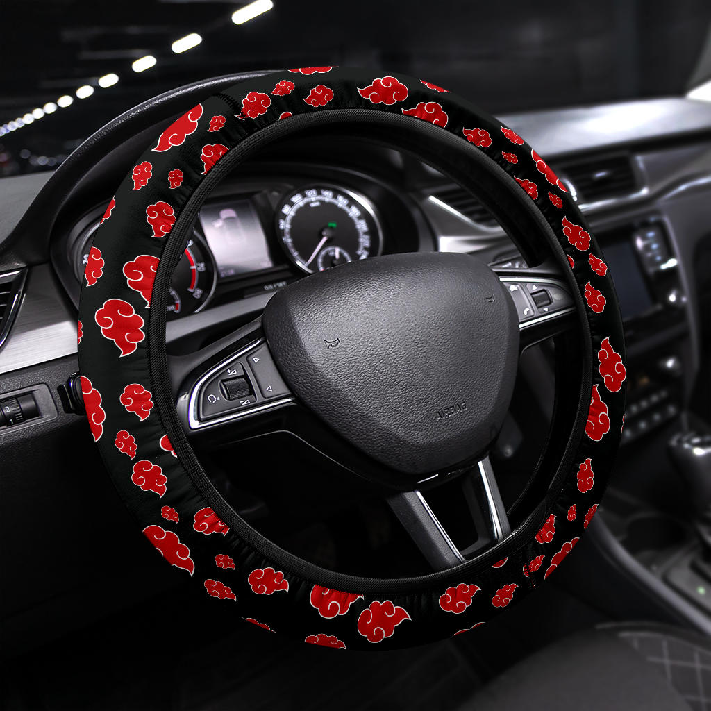 Akatsuki Cloud Steering Wheel Cover Premium Style 1 for Cars