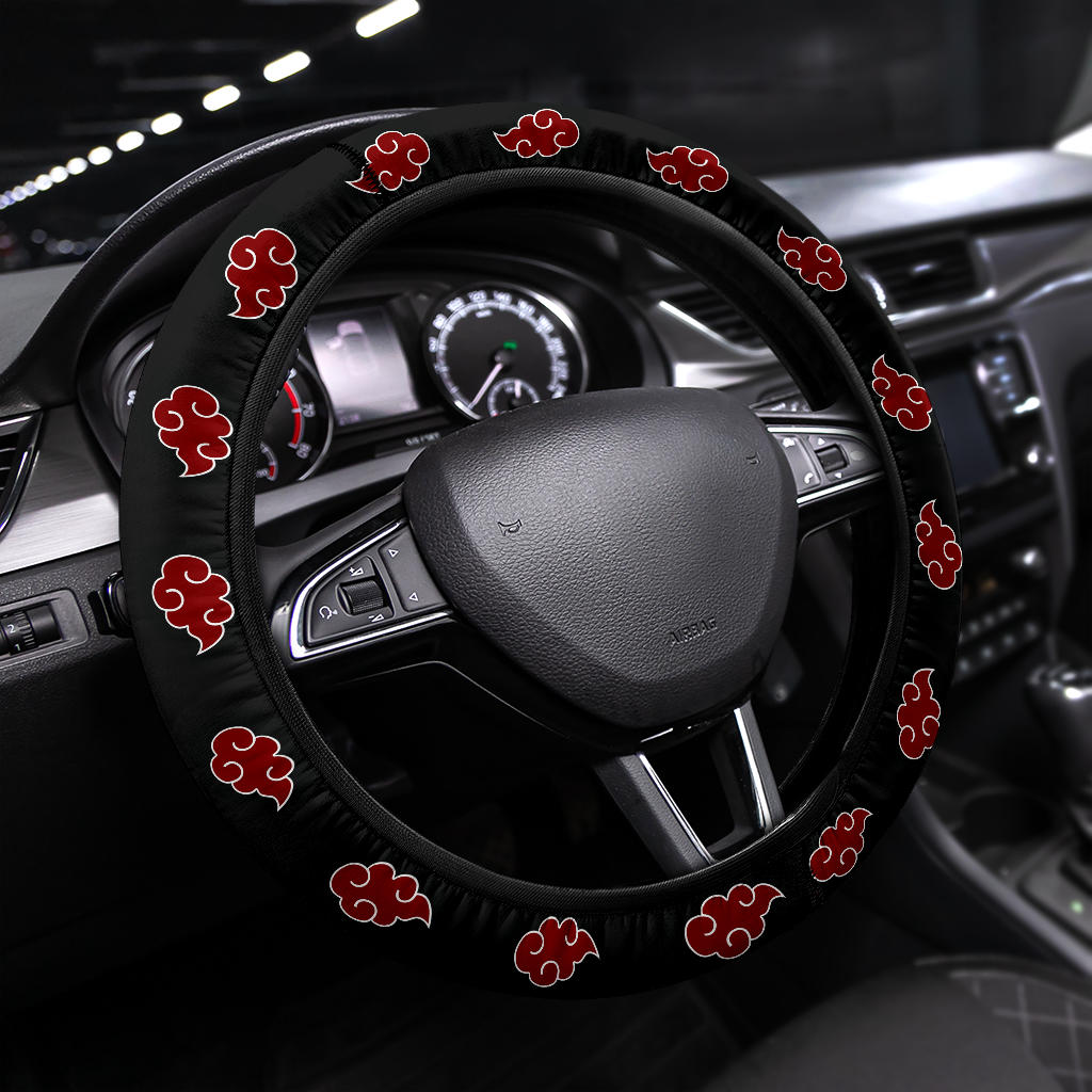 Akatsuki Cloud Steering Wheel Cover Style 2 for Cars