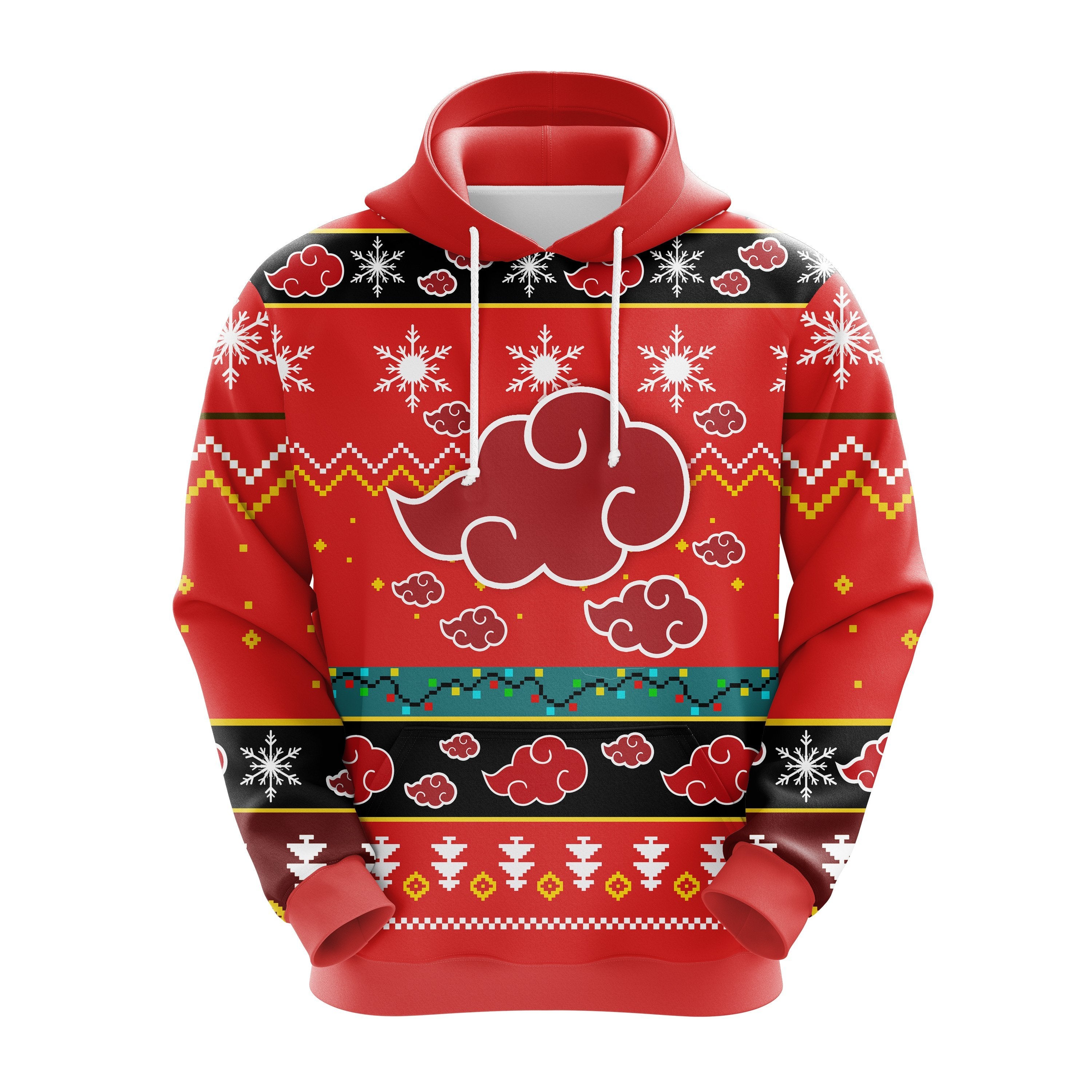 Akatsuki Naruto Christmas Hoodie - Cute Noel Mc Ugly Gift Idea