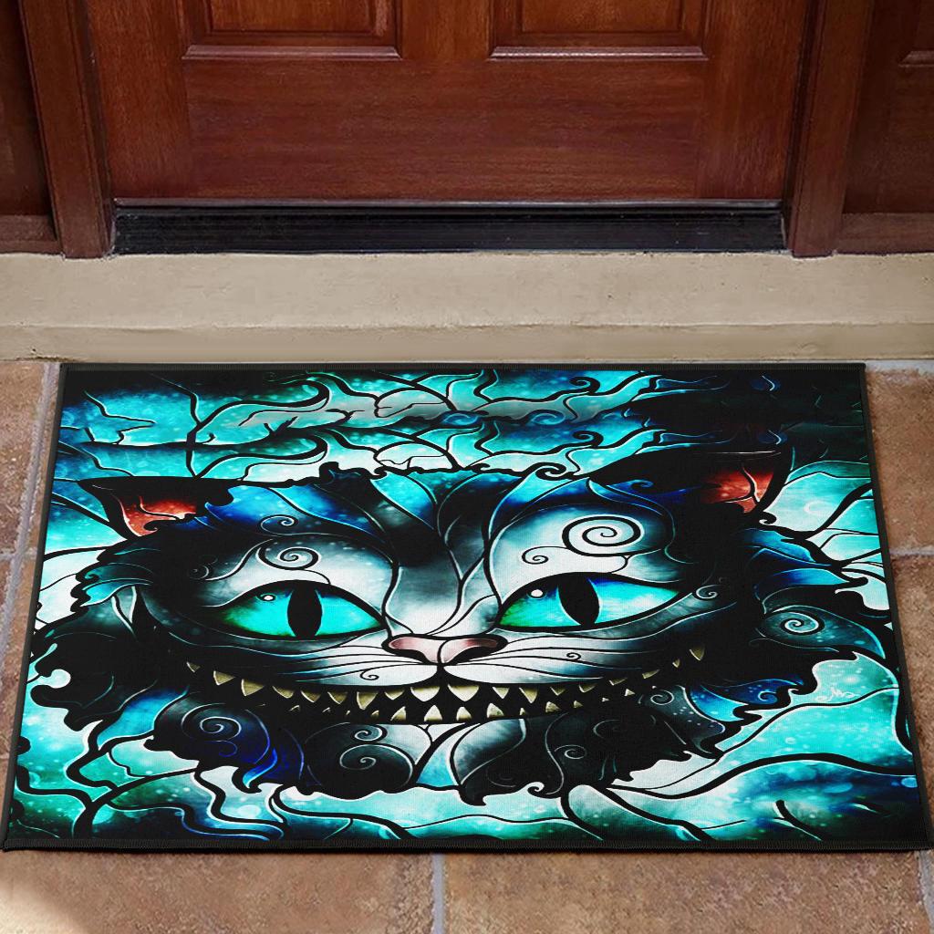 Cheshire Cat Doormat - Alice In Wonderland Themed Entry Mat