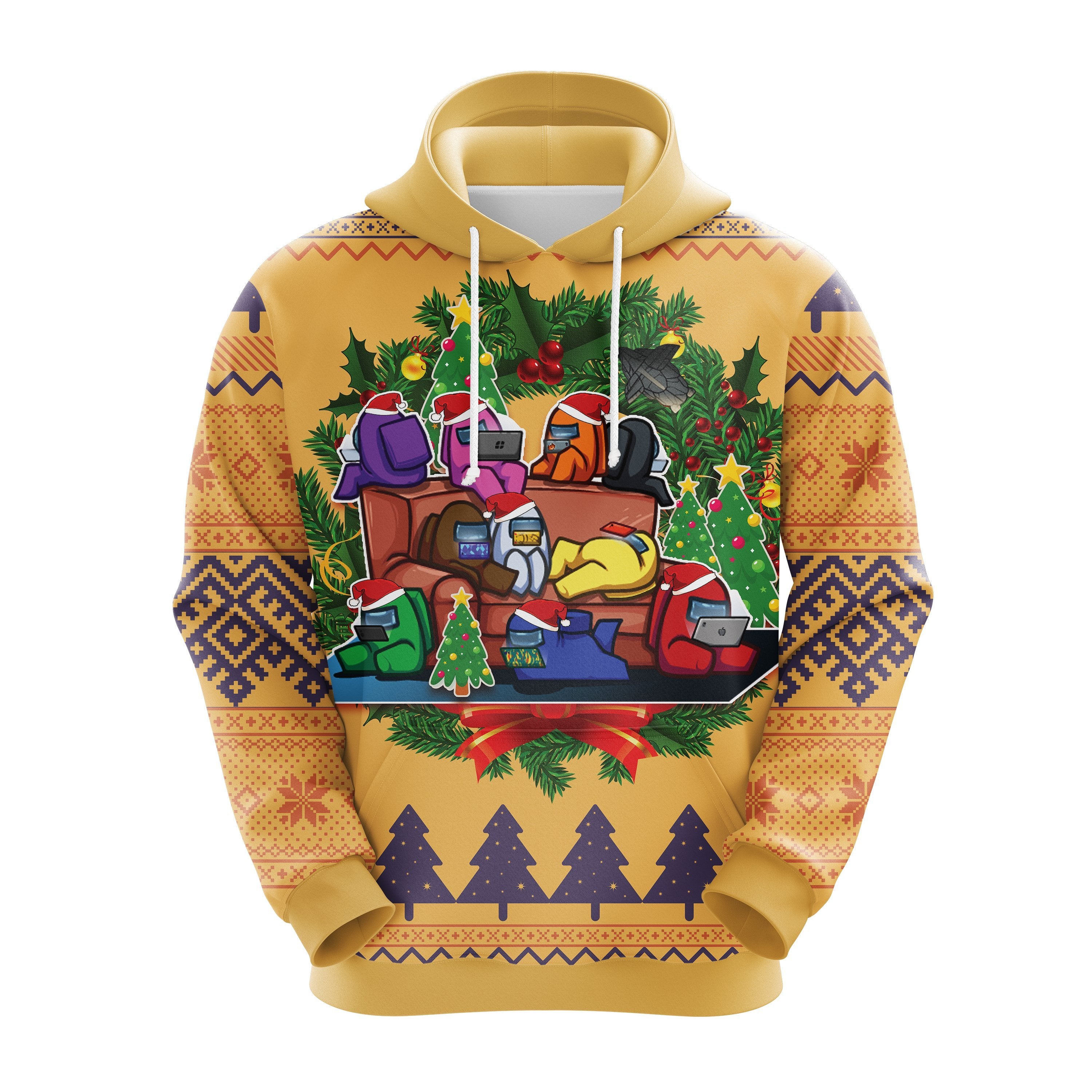 Cute Among Us Christmas Hoodie - Amazing Gift Idea for Thanksgiving