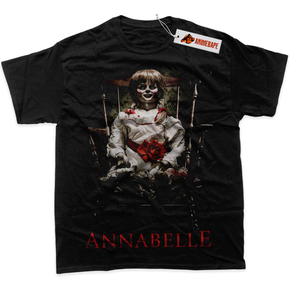 Halloween Horror Annabelle Graphic T-Shirt for Spooky Season