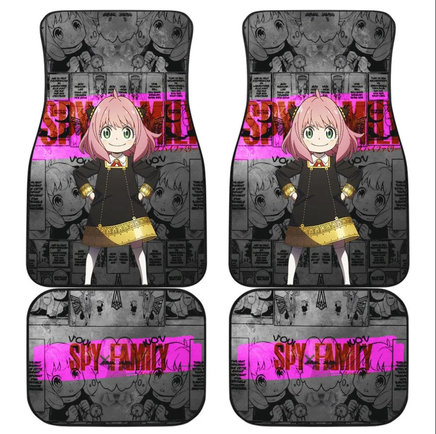 Anya Forger Spy x Family Car Accessories - Car Floor Mats Set