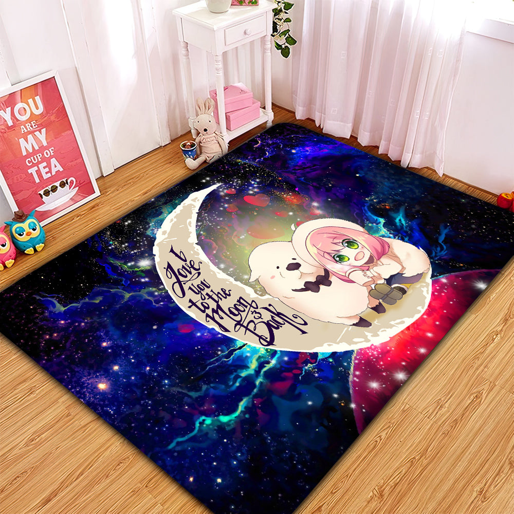 Anya Spy x Family Dog Rug Galaxy Design for Home Room Decor 7513