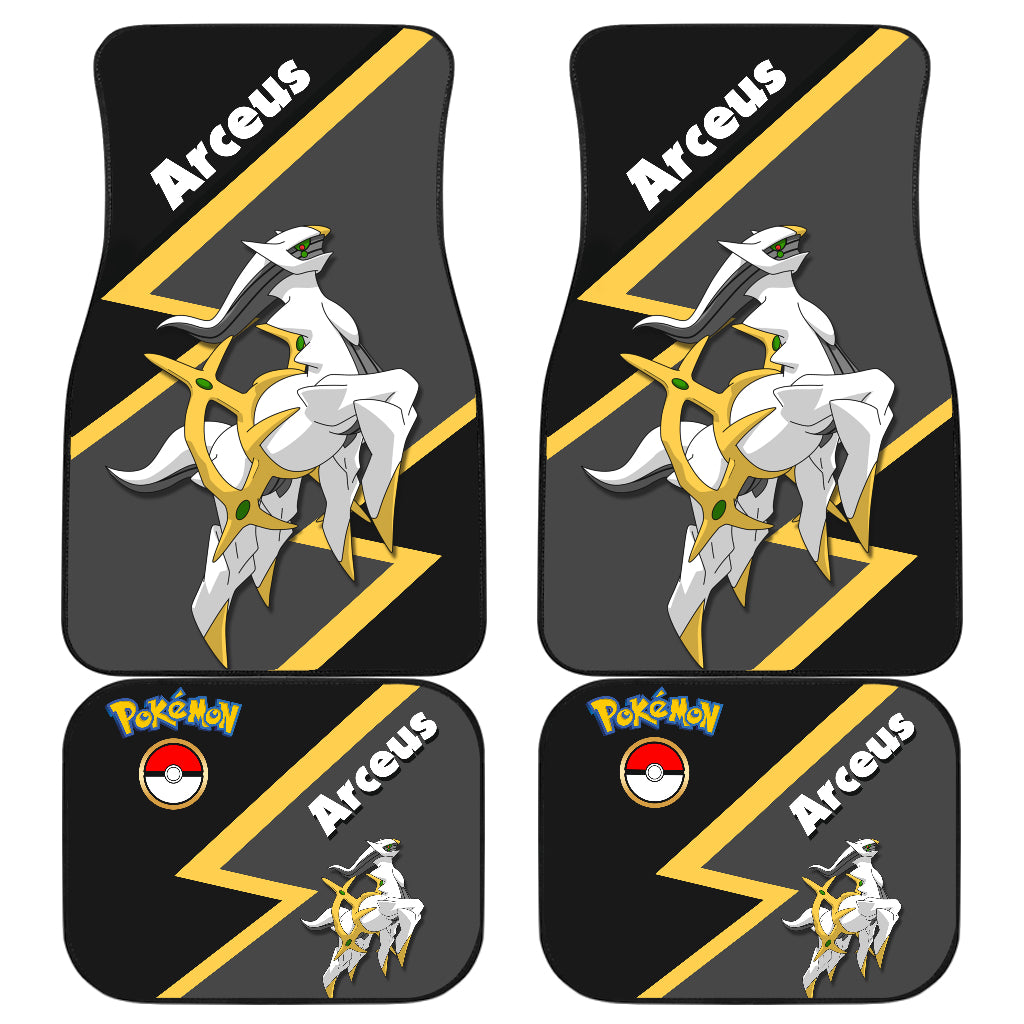Arceus Pokemon Car Accessories - Floor Mats for Vehicle Interior