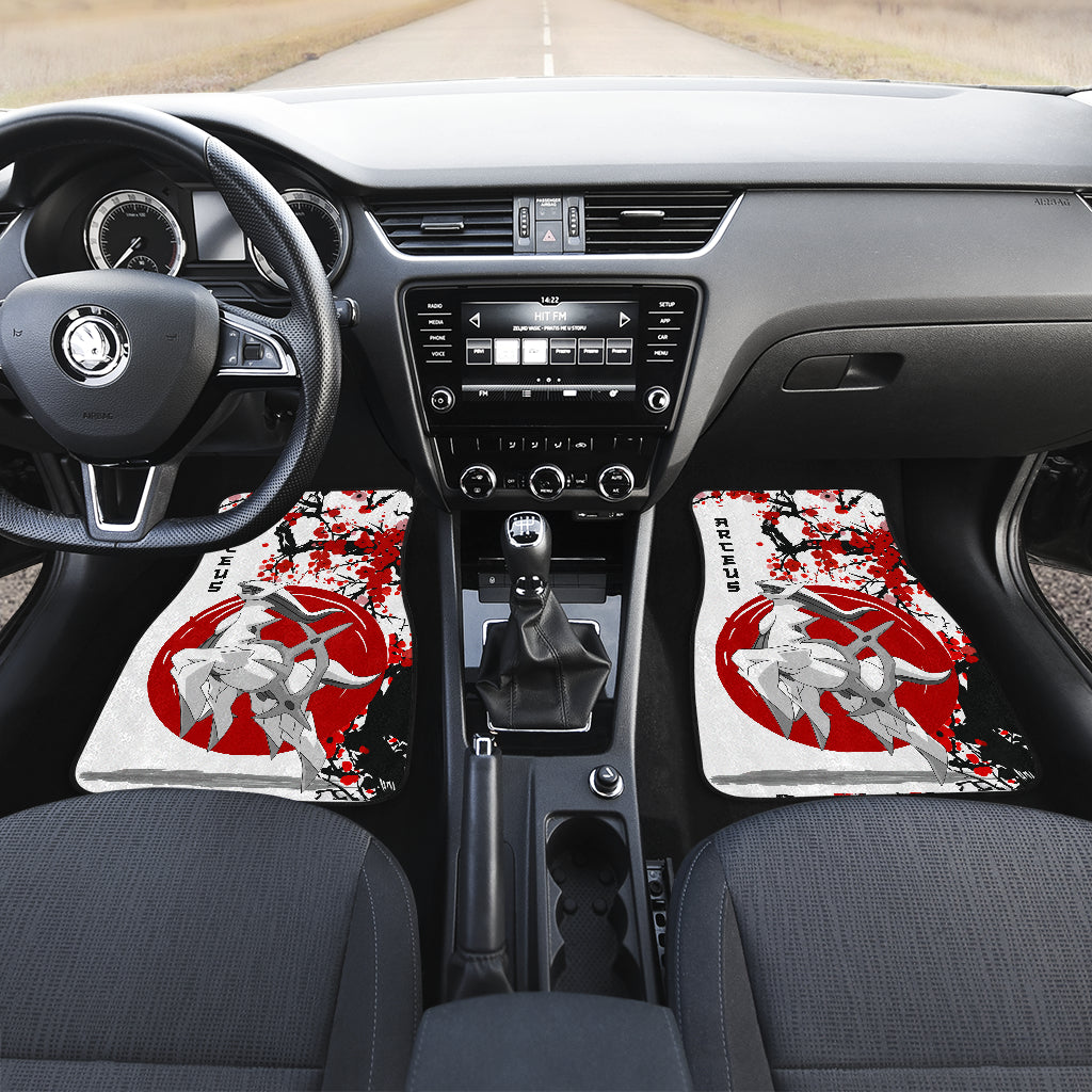 Arceus Pokemon Japan Floor Mats for Cars Arceus Pokemon