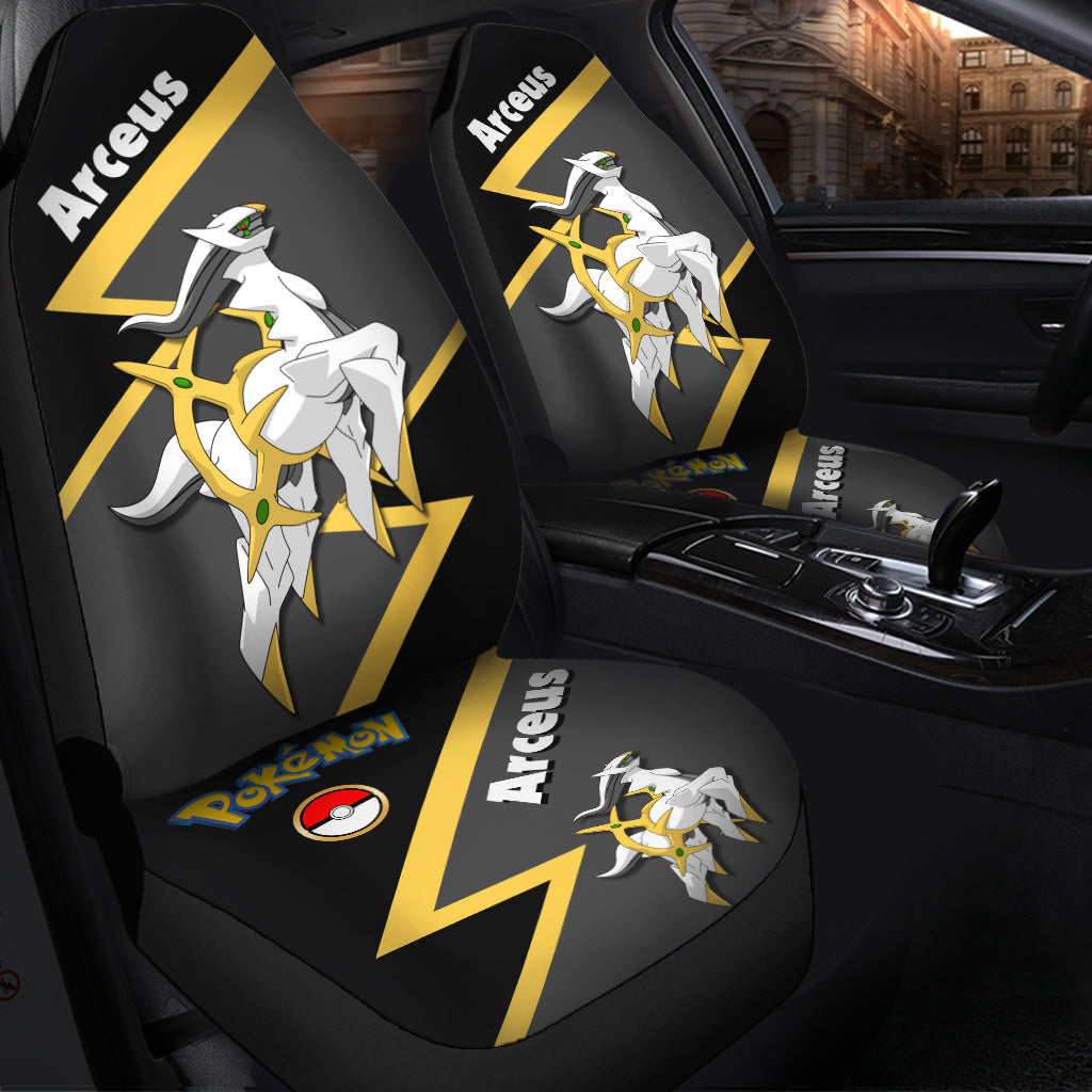 Custom Arceus Pokemon Car Seat Covers Premium Decor Protectors